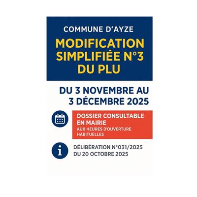 Information aux habitants d’Ayze