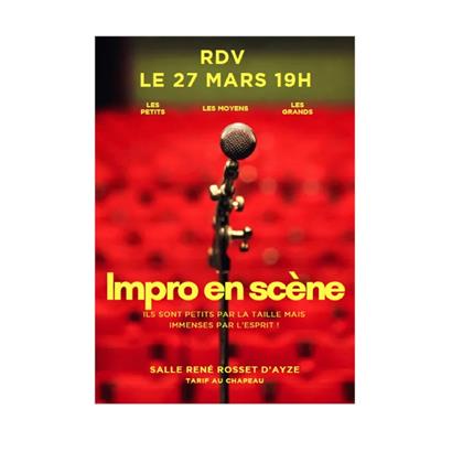 Impro en scène – Les petits, les moyens, les grands !