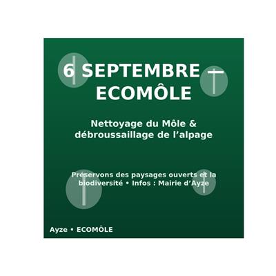 ECOMÔLE — Nettoyage & entretien de l’alpage