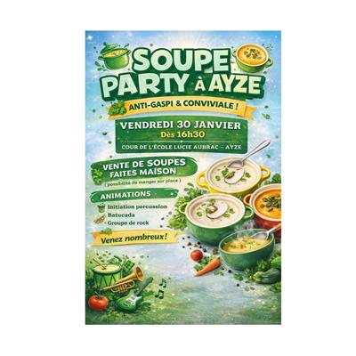 Soupe Party à Ayze : on cuisine, on recycle, on partage !