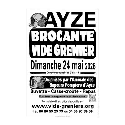 Brocante des Pompiers d'Ayze
