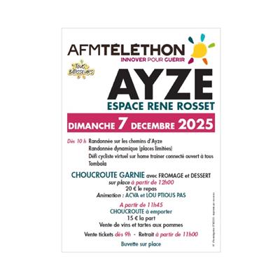 TÉLÉTHON 2025 – AYZE